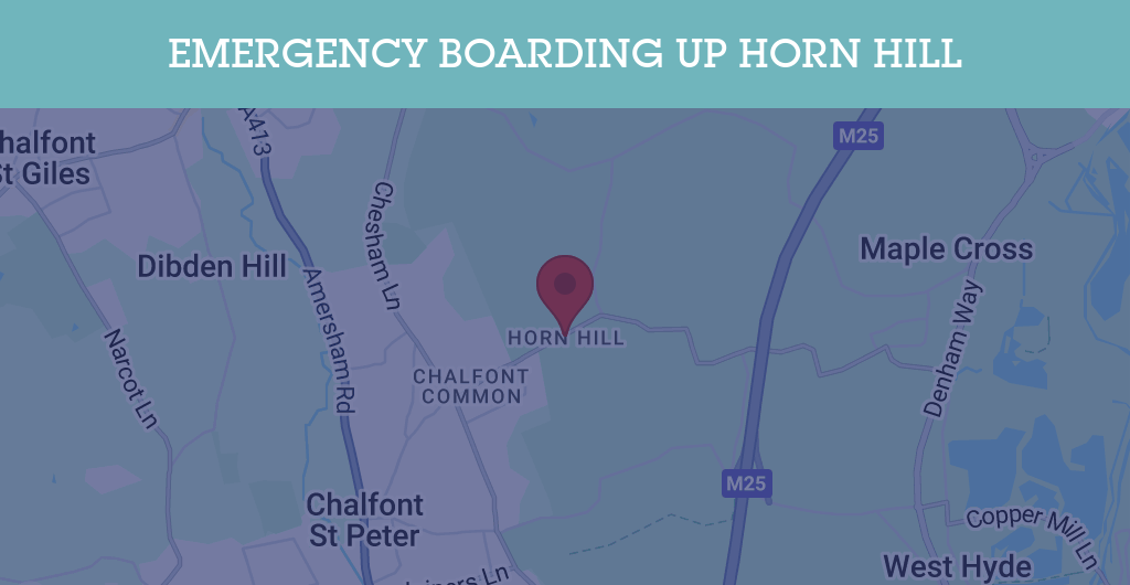 Emergency Boarding Up Services in Horn Hill - SL postcode